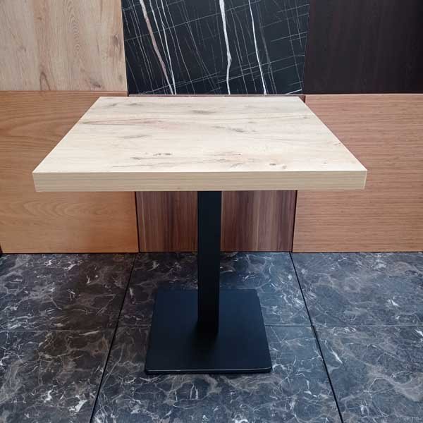 Horeca Tafel Eik Decor-A (~70X70 CM) - Afbeelding 3