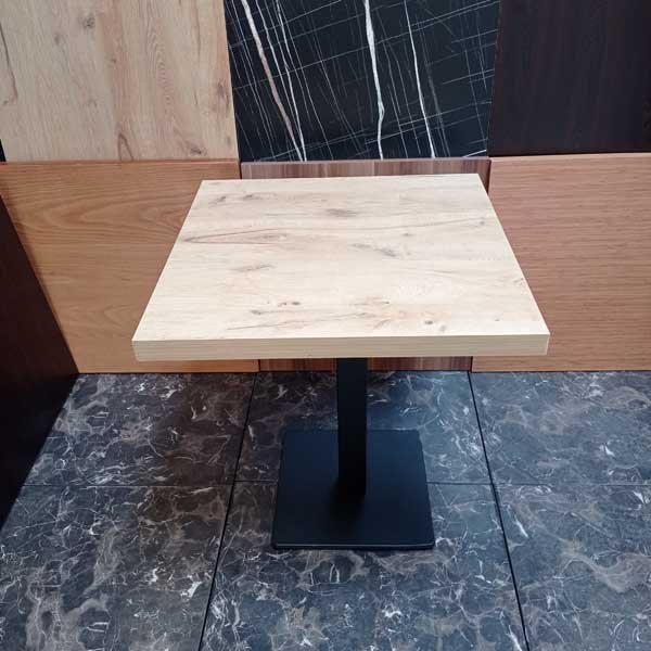 Horeca Tafel Eik Decor-A (~70X70 CM) - Afbeelding 4