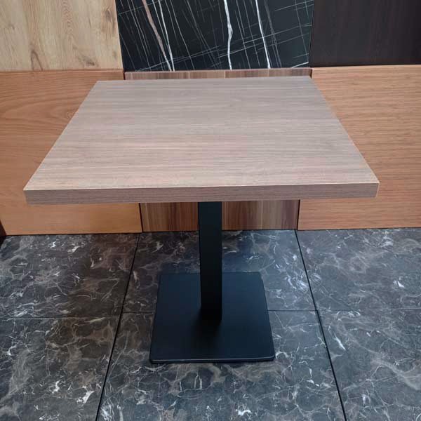 Horeca Tafel Okkernoot Decor-A (~70X70 CM) - Afbeelding 2